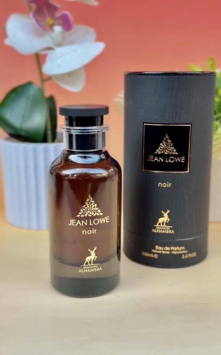 Maison Alhambra Jean Lowe Noir perfume bottle and packaging