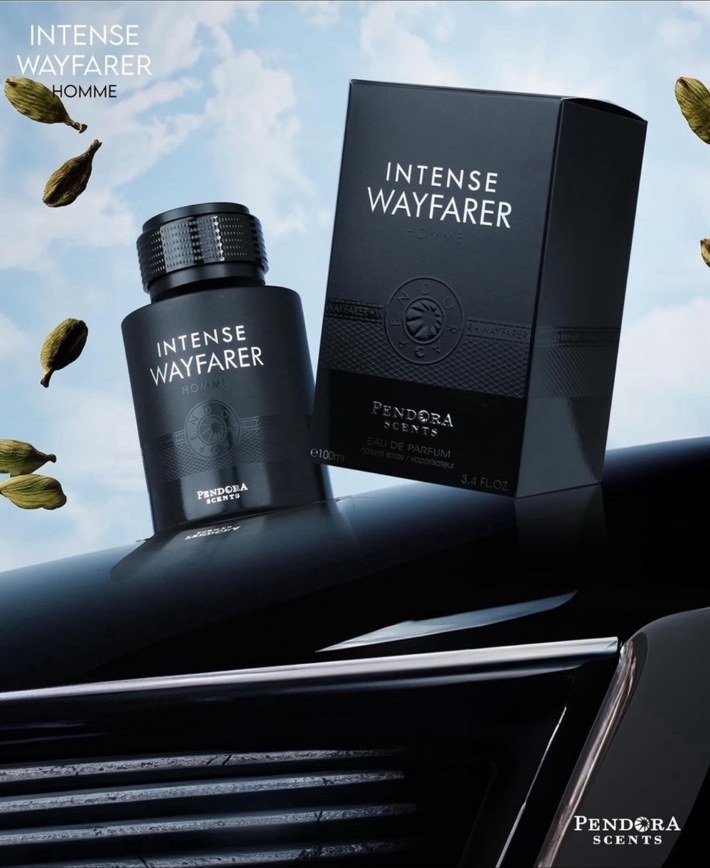Pendora Scents Intense Wayfarer perfume bottle and packaging